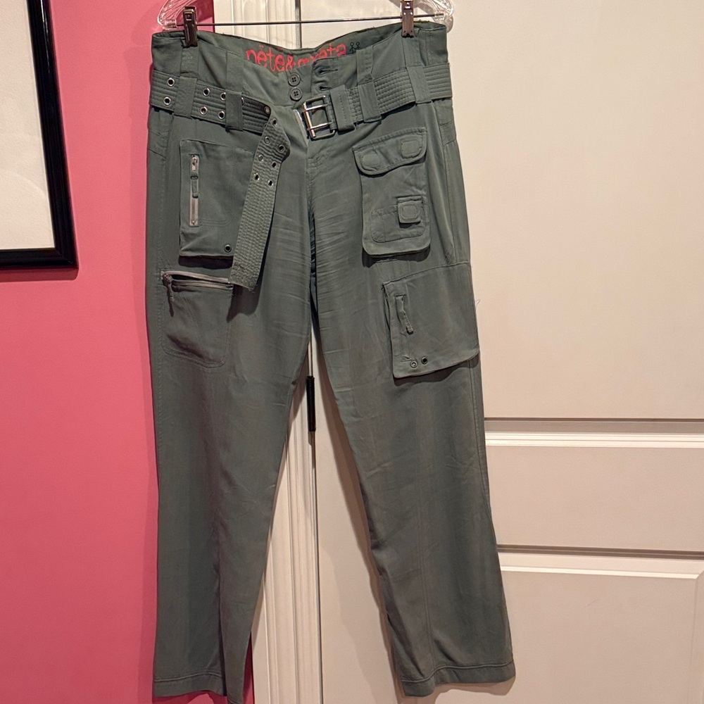 Women’s Green Cargo Pants